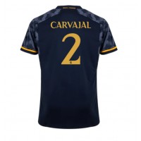 Fotballdrakt Herre Real Madrid Daniel Carvajal #2 Bortedrakt 2023-24 Kortermet